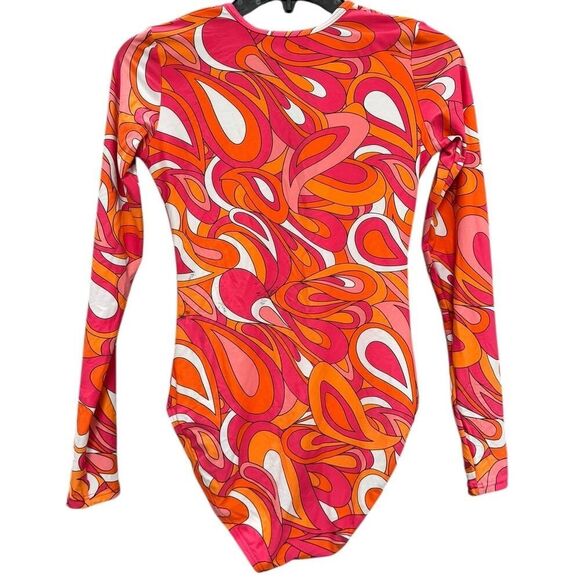 Micheal Kors Paddle Suit Long Sleeve Rash Guard - Size  4 - NWT - Picture 3 of 4